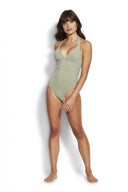 Seafolly W SEASIDE SOIREE HALTER MAILLOT - PeakStyle