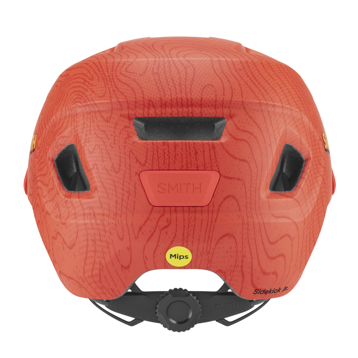 SMITH Sidekick Jr. Mips Kinder Mountainbike Helm – Matte Blaze – Rückansicht