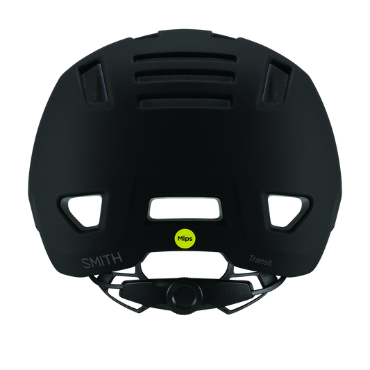 SMITH Transit Mips Fahrradhelm – Matte Black – Rückansicht