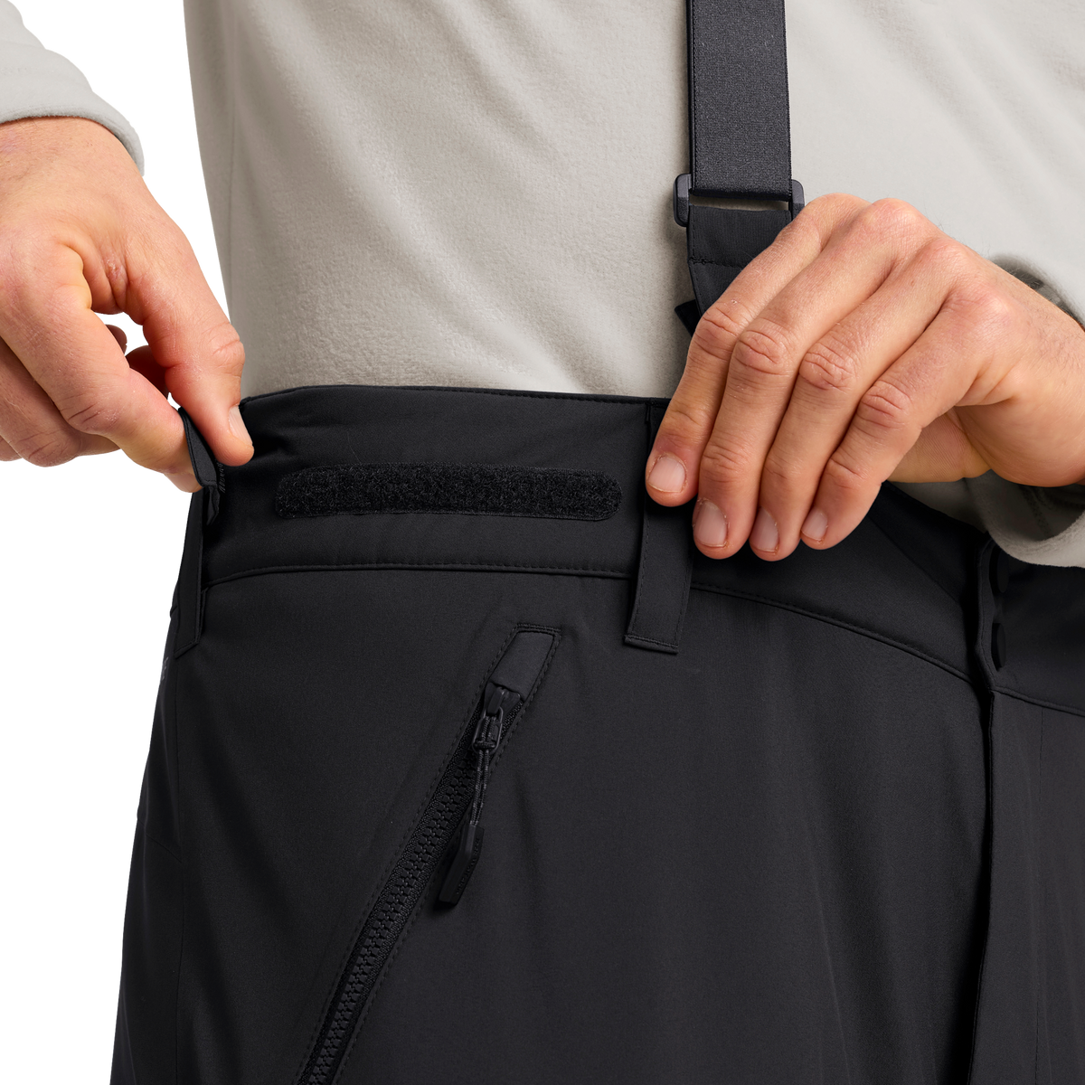 Jack Wolfskin FLOWLINE PRO 2L Skihose Herren Black – Detail 1