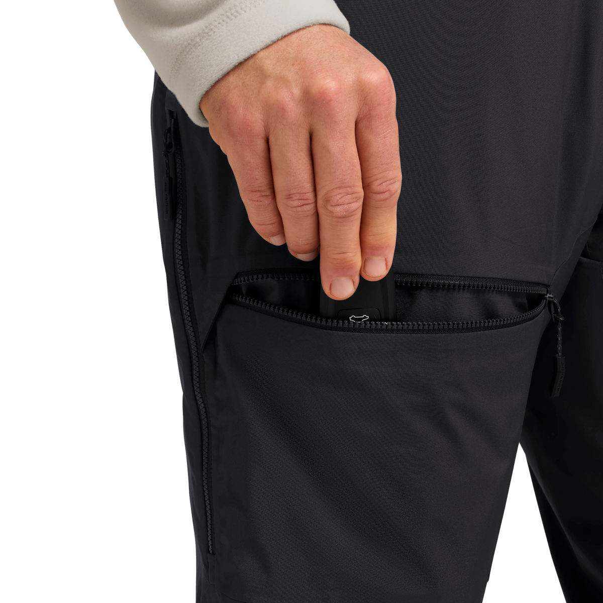 Jack Wolfskin FLOWLINE PRO 2L Skihose Herren Black – Detail 2