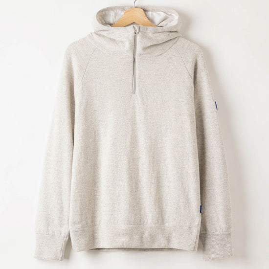 Nilla Hood WP – Light Grey Melange – Kleiderbügelaufnahme