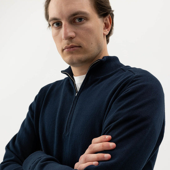 Ludvig T-neck WP – Navy – Herstelleransicht