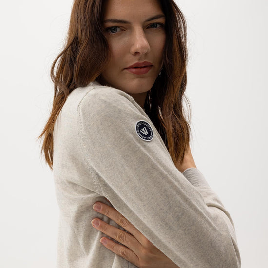 Nelly Crew WP – Light Grey Melange – Herstelleransicht