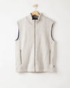 Fred Vest WP – Light Grey Melange – Kleiderbügelaufnahme