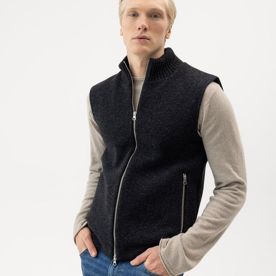 Fred Vest WP – Anthracite Melange – Herstelleransicht