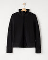 Lisen Fullzip WP – Black – Kleiderbügelaufnahme