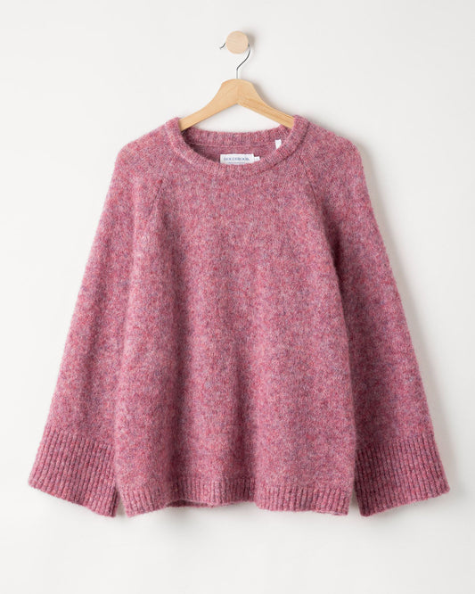 Tindra Sweater – Mulberry – Kleiderbügelaufnahme