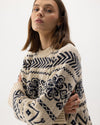 Magda Crew – Sand - Navy – Herstelleransicht