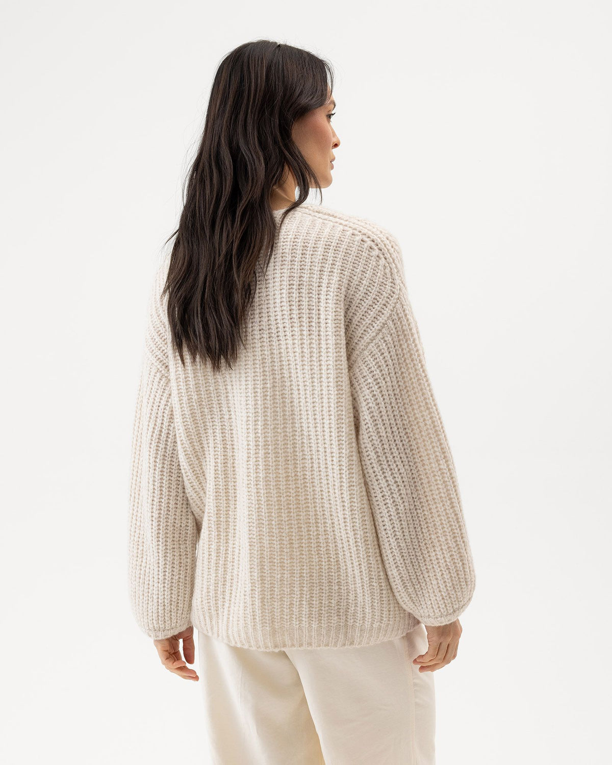 Cajsa Cardigan – Sandshell – Herstelleransicht