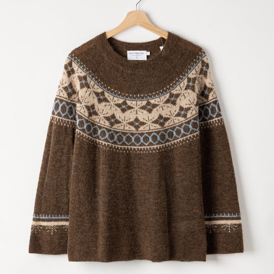 Gabriela Crew – Brown (Multicolor) – Kleiderbügelaufnahme