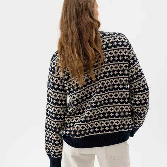 Augusta Crew WP – Navy-Oyster – Herstelleransicht