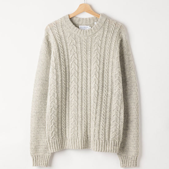Stickan Crew – Light Grey Melange – Kleiderbügelaufnahme