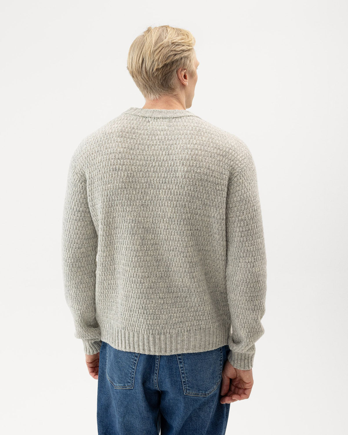 Stickan Crew – Light Grey Melange – Herstelleransicht