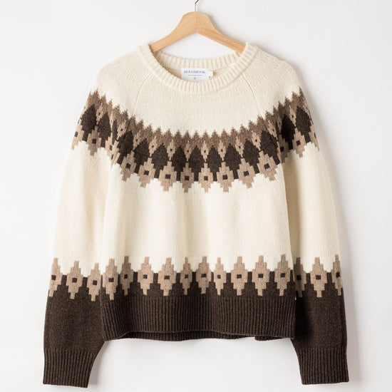 Vigdis Crew – Brown (Multicolor) – Kleiderbügelaufnahme