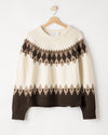 Vigdis Crew – Brown (Multicolor) – Kleiderbügelaufnahme