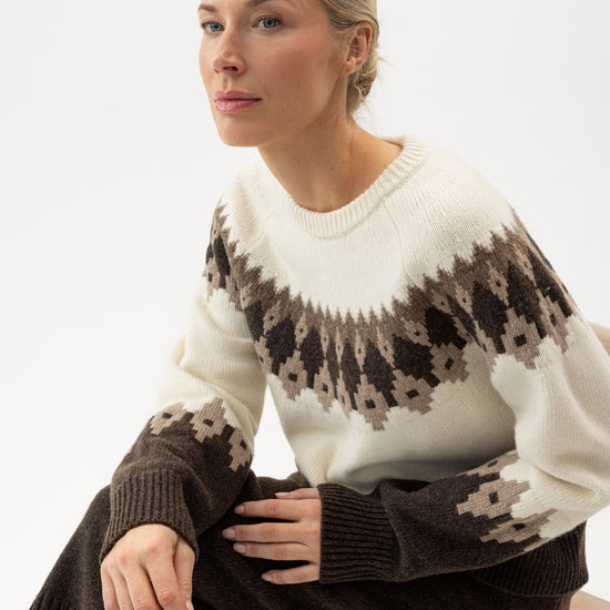 Vigdis Crew – Brown (Multicolor) – Herstelleransicht
