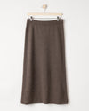 Renata Skirt – Dark Taupe – Kleiderbügelaufnahme