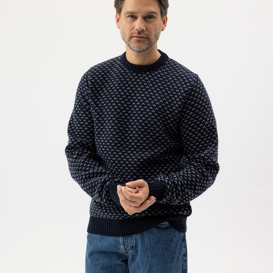 Torsten Crew – Navy - Marble Grey – Herstelleransicht