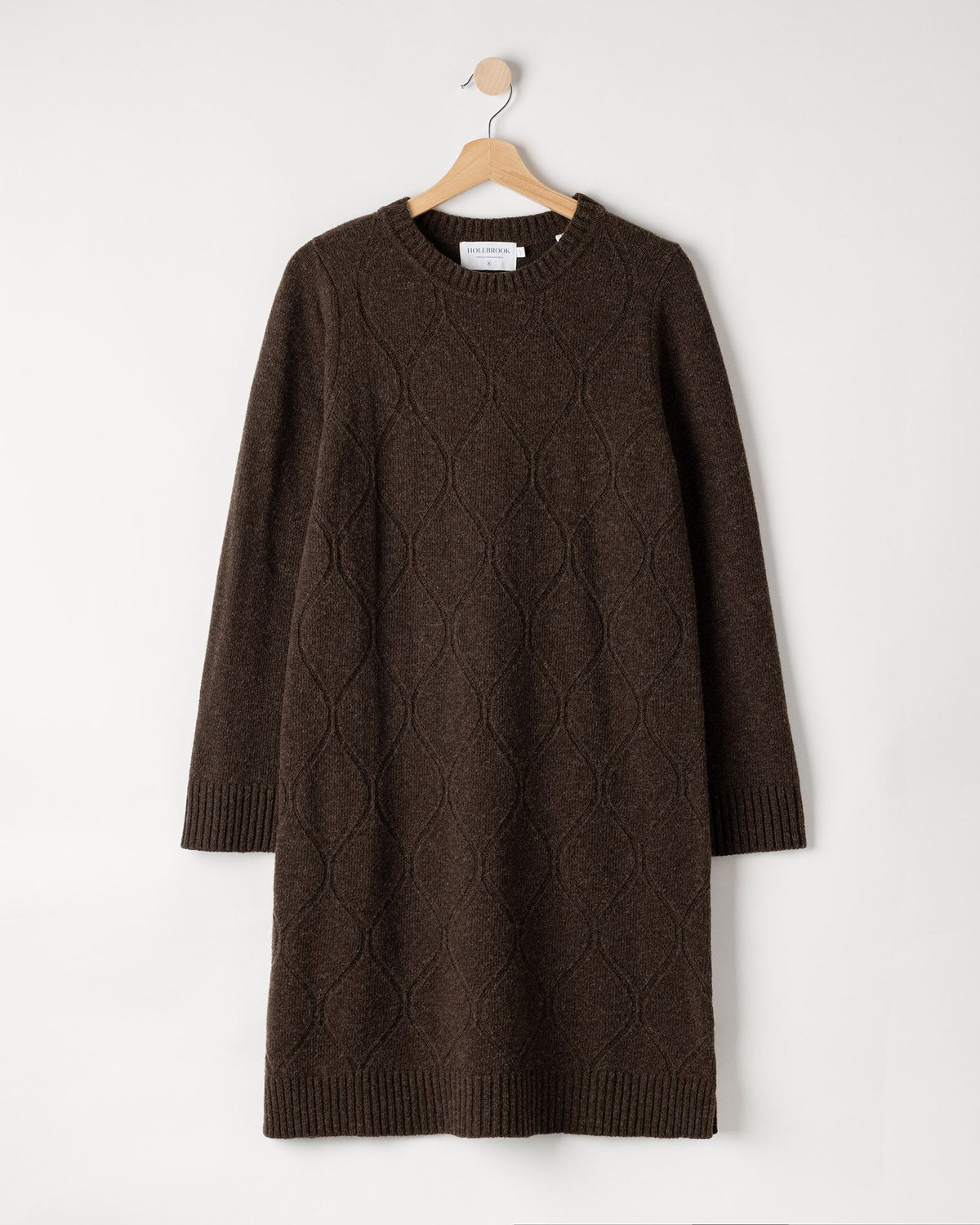 Carro Dress – Brown Melange – Kleiderbügelaufnahme