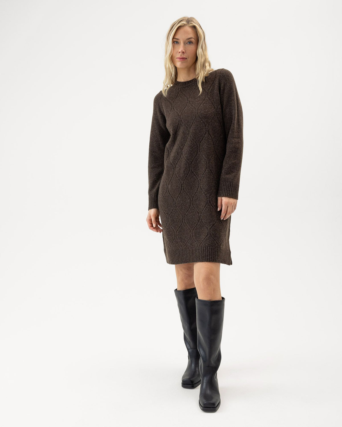 Carro Dress – Brown Melange – Herstelleransicht