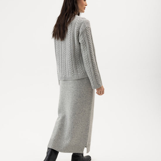 Betty Long Skirt – Grey – Herstelleransicht
