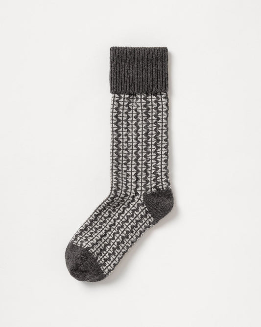 Järvsö Raggsocka – Dark Grey Melange – Packshot