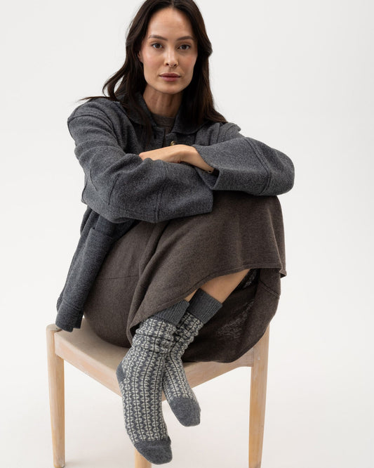 Järvsö Raggsocka – Dark Grey Melange – Herstelleransicht