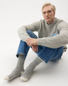 Brommö raggsocka – Grey Melange - Off White – Herstelleransicht