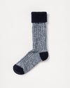 Brommö raggsocka – Denim Melange - Navy – Packshot
